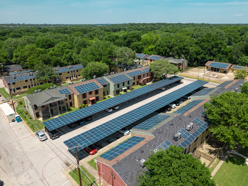 The Solar Company - Solar Carports Apartments Drone - DJI_0105