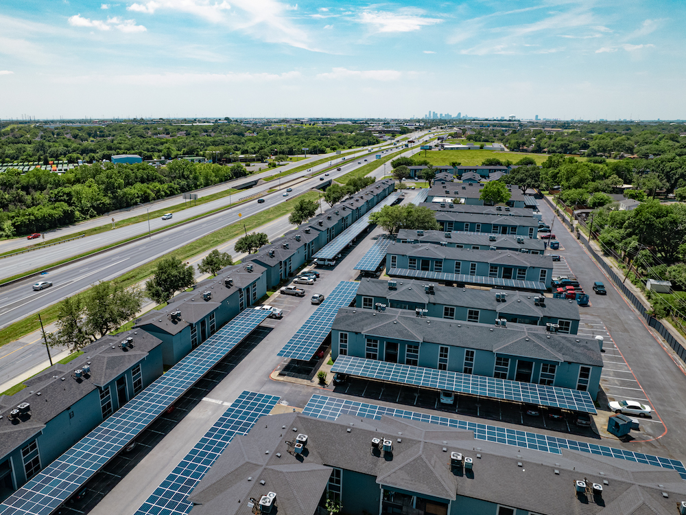 The Solar Company - Solar Carports Apartments Drone - DJI_0157
